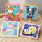 6 Pack 5D Diamond Painting Kits for Kids Beginners, Full Drill Cute Animals Diamond Art Kits, DIY Big Gem Art for Children Ages 6-7-8-9-12, Home Wall Decor 6x6 Inch